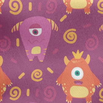 One-eyed Monster Jersey Backed Fleece