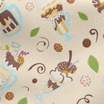 Ice Cream Mix Cake Jersey Backed Fleece