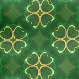 Shiny Clover Jersey Backed Fleece