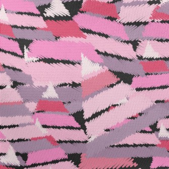 Crayon Style Triangle Pongee