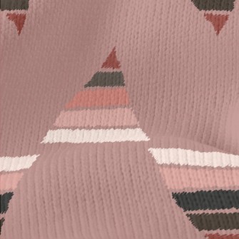 Zigzag Pattern Stretch Jersey