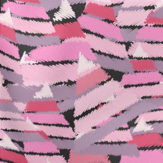 Crayon Style Triangle Lightweight Cotton Poplin