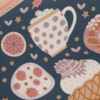 Donut Cake Midweight Cotton Poplin