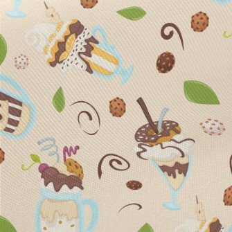 Ice Cream Mix Cake Midweight Cotton Poplin