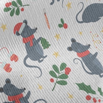 Happy Christmas Mouse Standard Corduroy