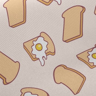 Toast With Poached Eggs Twill