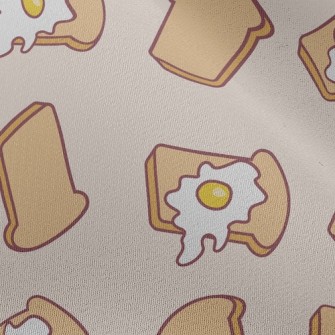 Toast With Poached Eggs Chiffon