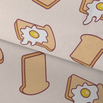 Toast With Poached Eggs Waterproof Oxford