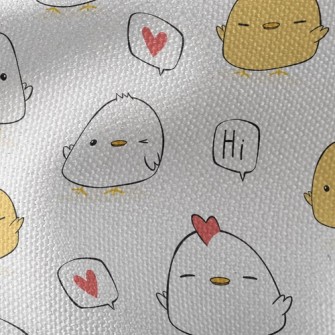 Love Sleepy Bicolor Chick Waterproof Canvas