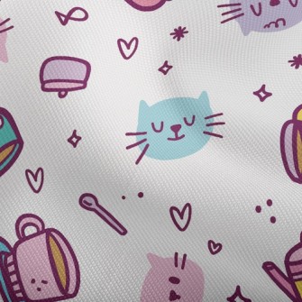 Kitten Family Afternoon Tea Dobby