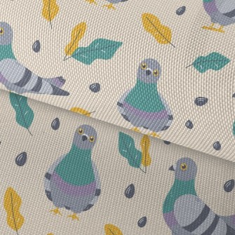 Walking Pigeons With Fallen Le Waterproof Oxford