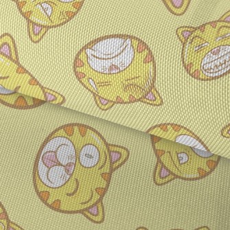 Exaggerated Funny Striped Cat Waterproof Oxford