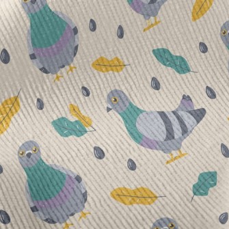 Walking Pigeons With Fallen Le Standard Corduroy