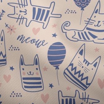 Simple Line Cute Cat Dobby