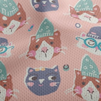 Proud Expression Kitten Athletic Mesh Flat Back