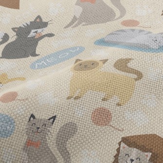 Various Breeds Of Cats Performance Linen