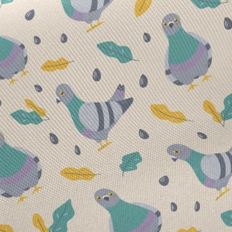 Walking Pigeons With Fallen Le Twill