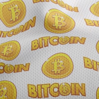 Virtual Bitcoin Athletic Mesh Flat Back