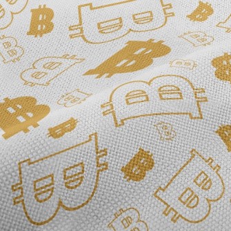 Funny Bitcoin Symbols Performance Linen