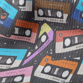 Retro Colorful Cassette Terry