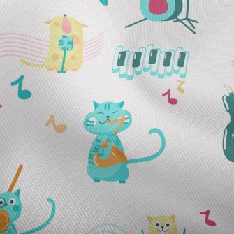 Cat Playing Musical Instrument Dobby