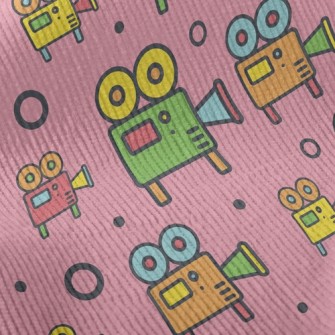 Colorful Movie Camera Standard Corduroy