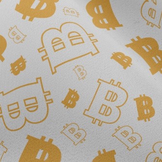 Funny Bitcoin Symbols Chiffon