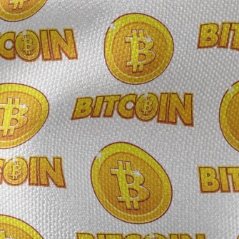 Virtual Bitcoin Waterproof Canvas