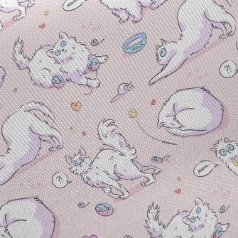 Surprised Cat Playing Twill