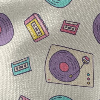 Cassette Vinyl Record Waterproof Canvas