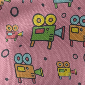 Colorful Movie Camera Waterproof Canvas