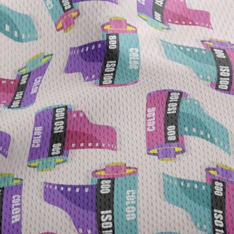 Colorful Negatives Athletic Mesh Flat Back