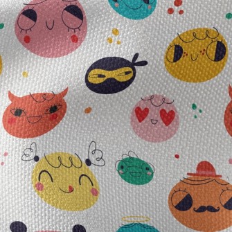 Big Face With Cute Expression Waterproof Canvas