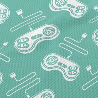Retro Nostalgic Game Console Birdseye Piqué