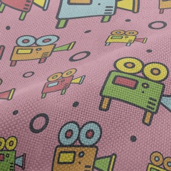 Colorful Movie Camera Performance Linen