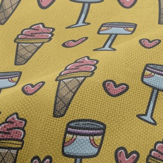 Cartoon Ice Cream Soda Performance Linen