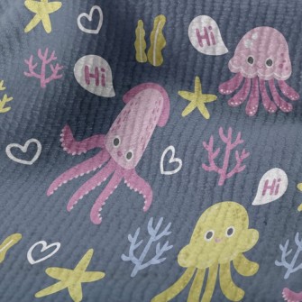 Hello Squid Jellyfish Fish Terry