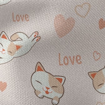 Playing Coquettishly With Cats Waterproof Canvas