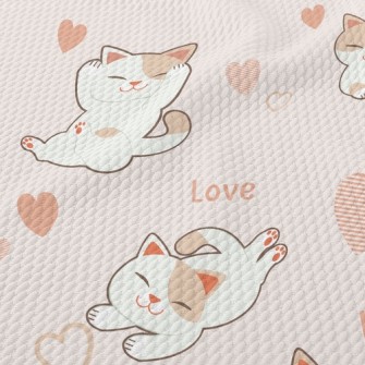 Playing Coquettishly With Cats Birdseye Piqué