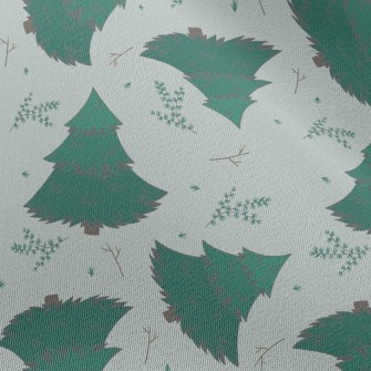 European Fir Trees Chiffon