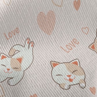 Playing Coquettishly With Cats Standard Corduroy