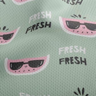 Handsome Sunglasses Watermelon Athletic Mesh Flat Back