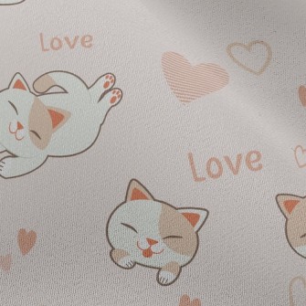 Playing Coquettishly With Cats Chiffon