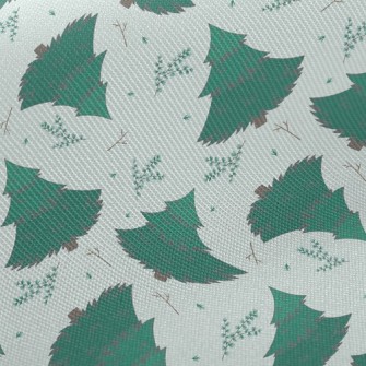 European Fir Trees Twill