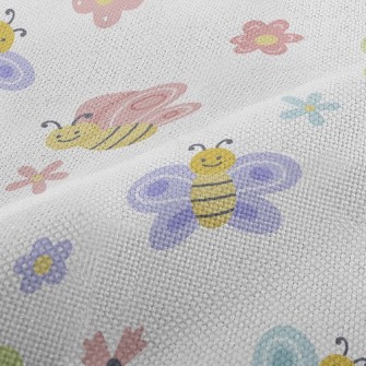 Cute Bee And Butterfly Performance Linen