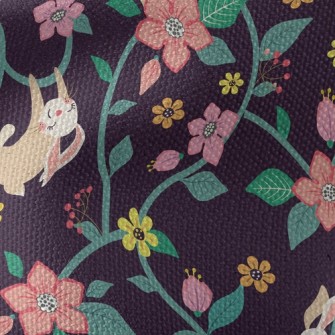 Playful Rabbit Playing In The  Waterproof Canvas