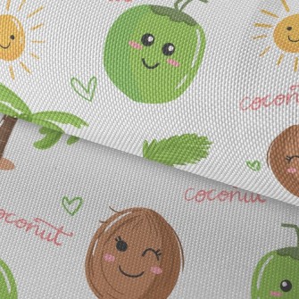 Playful Swinging Coconut Tree Waterproof Oxford