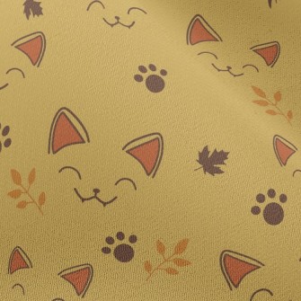 Squinting Cat Face Chiffon
