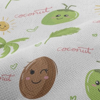 Playful Swinging Coconut Tree Performance Linen