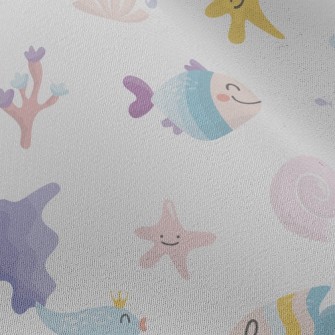 Colorful Fish Underwater Kingd Chiffon